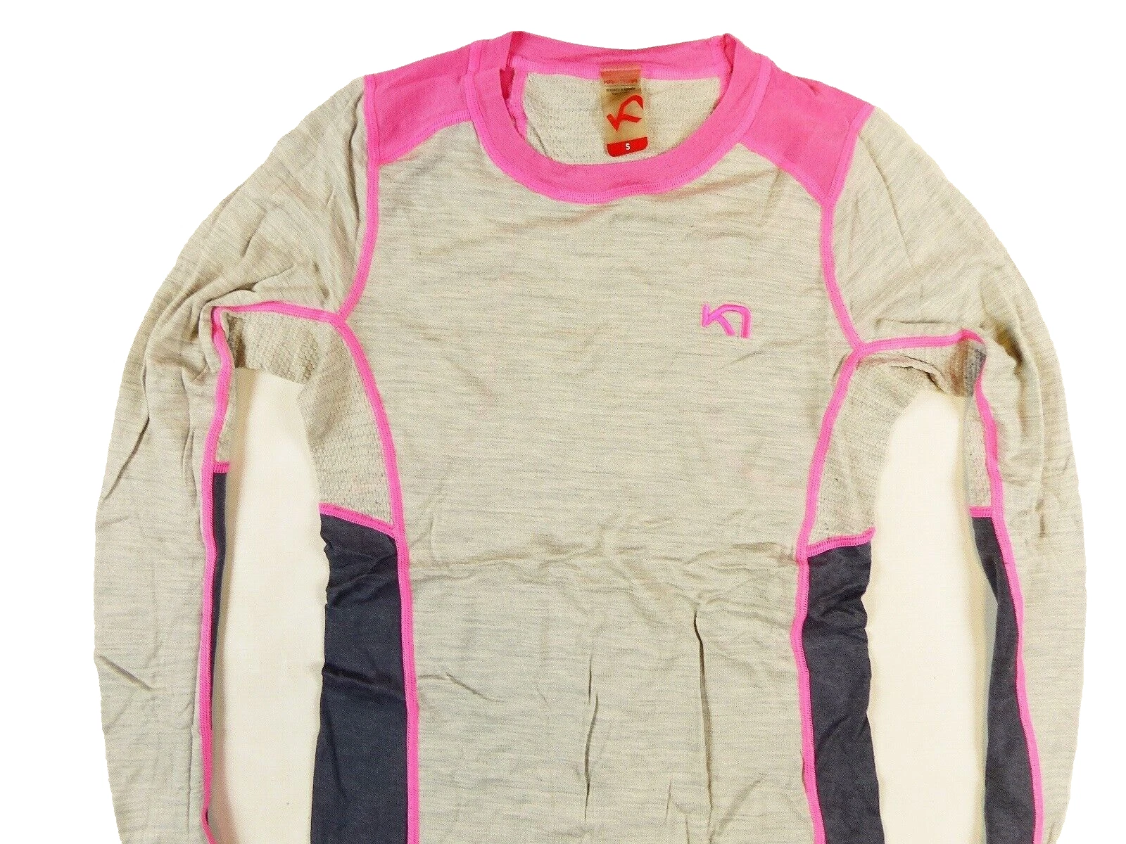 WOMENS KARI TRAA NORWAY SWEATER BASE LAYER TOP 100% MERINO WOOL SIZE:SMALL (S)