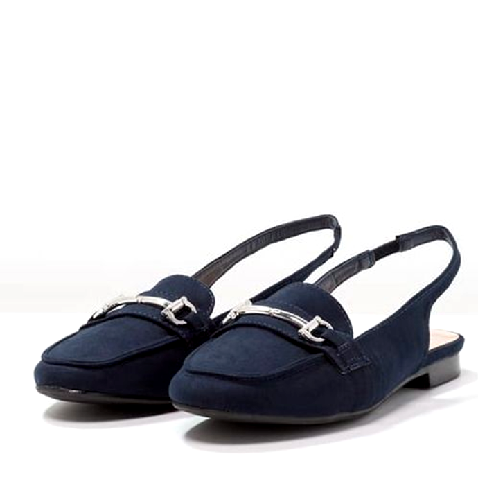 APL Sandali bassi Wallis Butterscotch donna UK5 EU 38 blu navy ecopelle scamosciata slingback