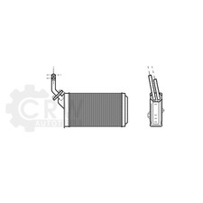 Wärmetauscher Innenraumheizung für Citroën AX 1.4 GTI Bj.91-92