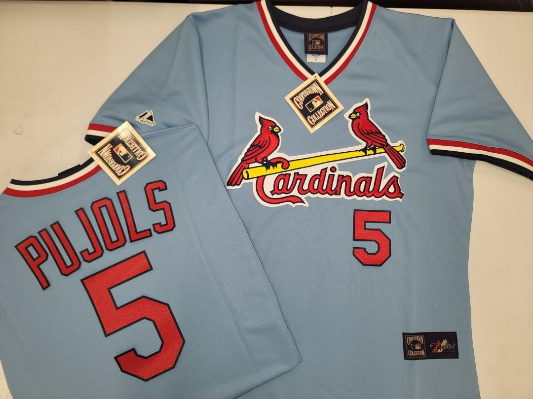 21006 Mens Majestic ST LOUIS CARDINALS Throwback Vintage