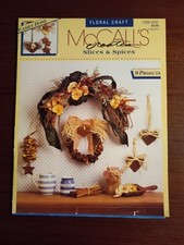McCall's Creates-SLICES & SPICES -9 PROJECTS-Leaflet 14137-Floral Craft