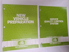 1982 Chevrolet New Vehicle Preparation Booklet And Service Quality Control