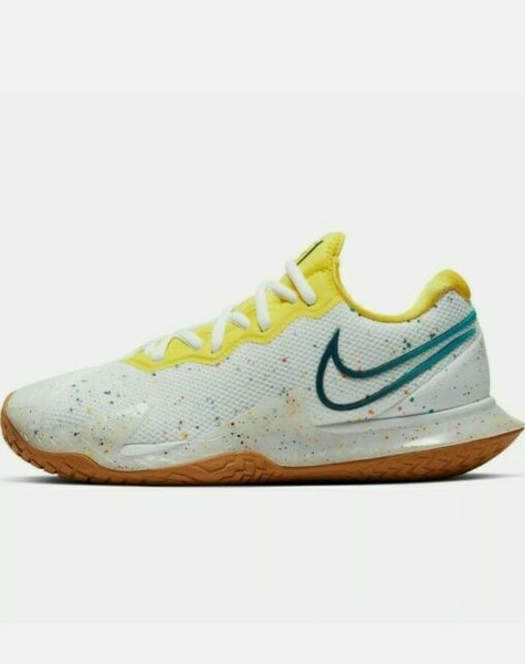 Size 7.5 - Nike Air Zoom Vapor Cage 4 HC White Opti Yellow Gum for sale  online | eBay
