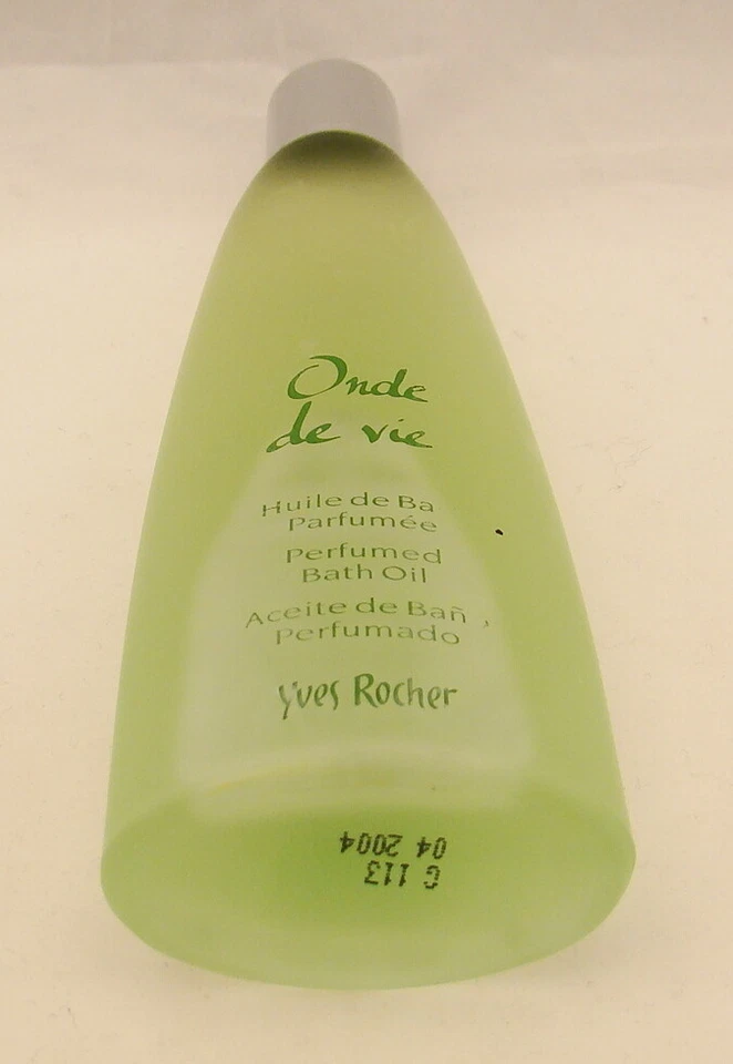Yves Rocher ONDE DE VIE Perfume Bath Oil 3.4 oz 100 ml EXP 04/2004 NEW NWOB - Image 4 of 4