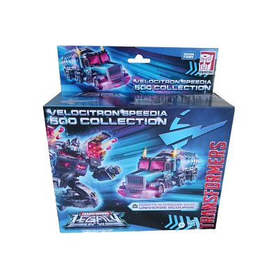 Transformers Legacy Velocitron Speedia 500 Leader SCOURGE Black Convoy Exclusive
