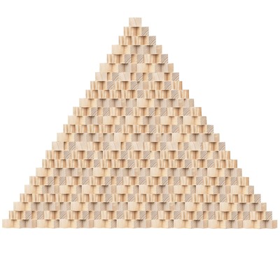 Kleiner Holzwürfel 300 Stück - kleiner Würfel Rohholz 1 x 1 x 1 cm - Holzblock Na...