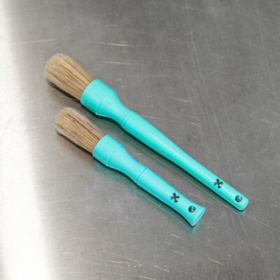 The Clean Garage Boars Hair Detailing Brush Set | 2 Sizes | MINT