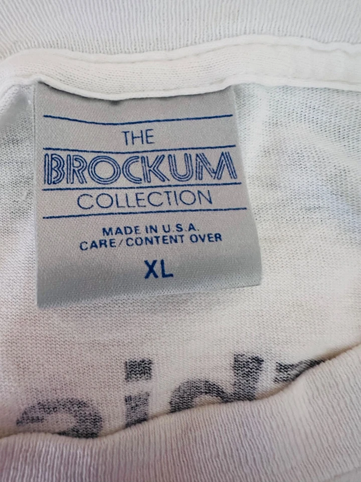 Camiseta Vintage Midnight Oil 1990 "Blue Sky Mine" Concert Tour GG - Imagem 3 de 4