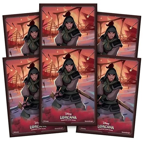 DISNEY LORCANA CARD SLEEVE SET - Mulan New - Picture 2 of 2