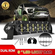 15 20 24 28 32 42 48 2-row Led Light Bar Spot Flood Driving Truck Suv Offroad