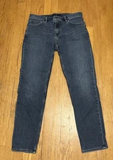 Banana Republic Jeans Men's 33x32 Athletic Tapered Fit Blue Stretch