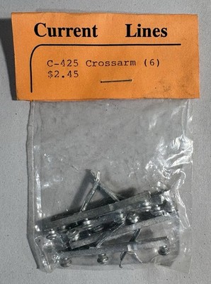 Current Lines O Scale C-425 Crossarm (6) NOS Trolley Detail Wagner Successor
