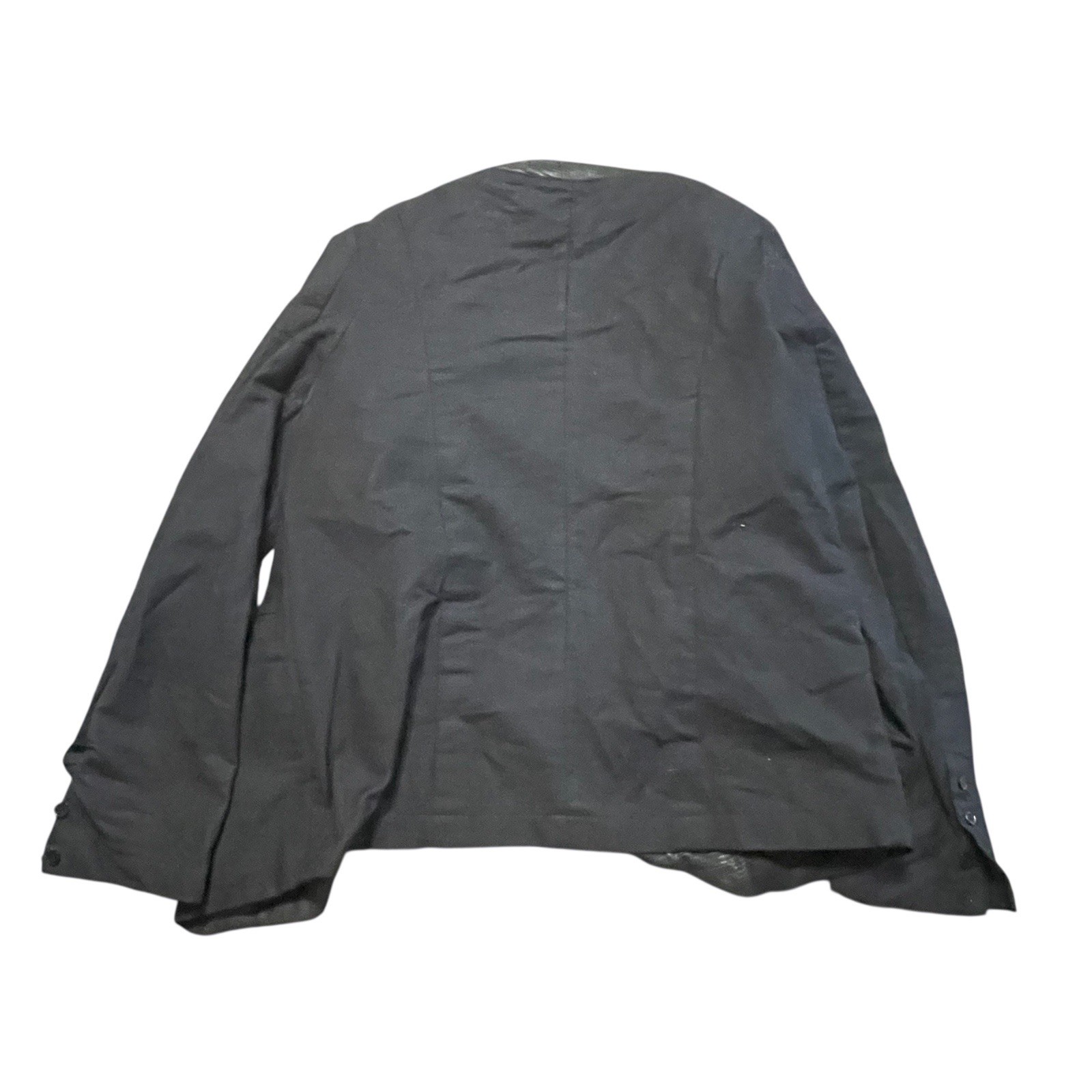 En Noir Jacket Womens Medium Black Python Leather… - image 3