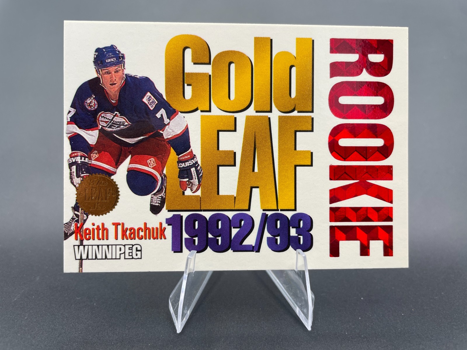 1993 Leaf Gold Leaf Rookies #11 Keith Tkachuk HOF 2026 Blues Coyotes USA