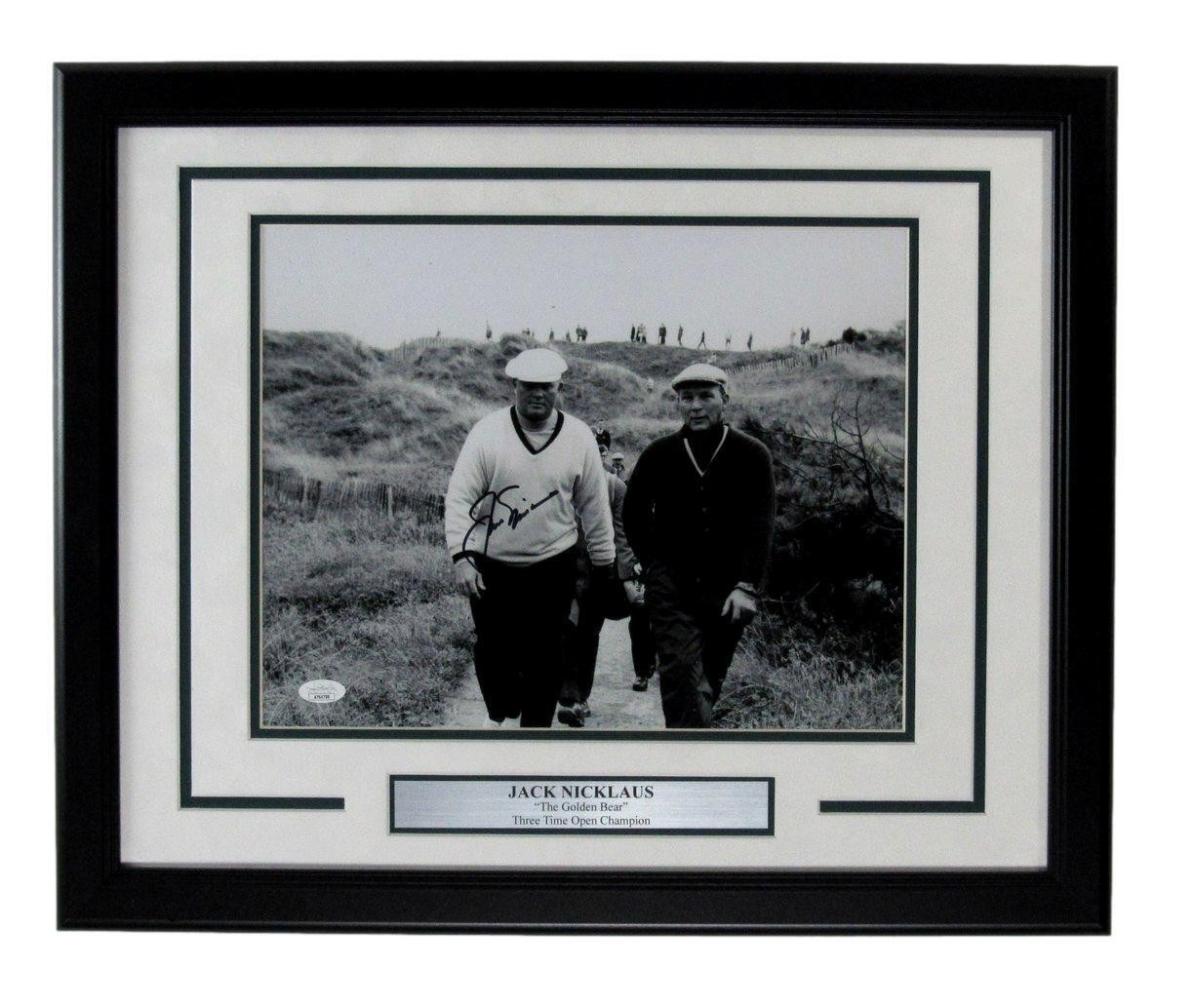 Jack Nicklaus Autographed Signed 11x14 Photo British Open Champ Framed JSA 174921 