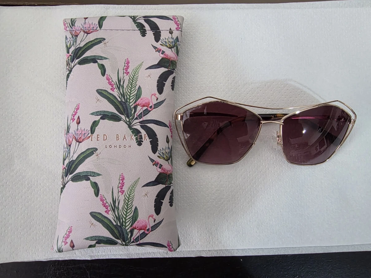 TED BAKER 55MM CLUBMASTER SUNGLASSES NAVY NWT Ted Baker Designer Sunglasses for Women for sale | eBay main image 2