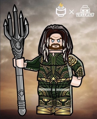 LEGO DC Superheroes Aquaman custom minifigure by Jaka & Life Bricks