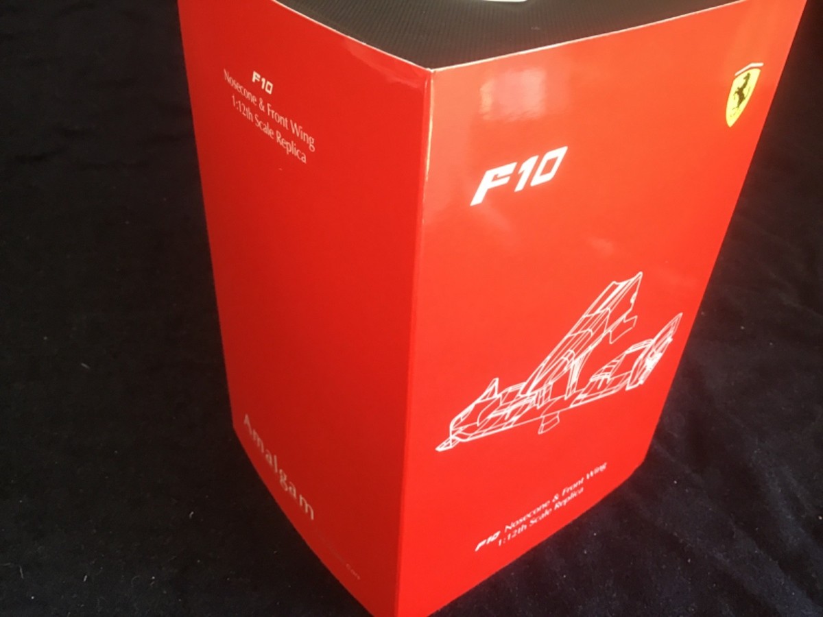 Amalgam Ferrari F10 1/12 Nosecone front wing Fernando Alonso no8