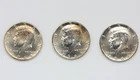 3 1964 P US Kennedy 90% Silver Half Dollar coins 50 cents ungraded