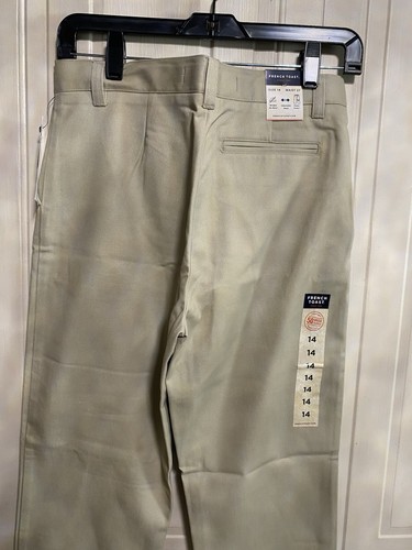 French Toast Boys' Slim Performance Pants Size 14 Waist 27 - Picture 2 of 6