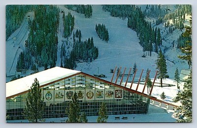 3 Vintage Postcards Squaw Valley CA 1960 Winter Olympics Ice Arena Ski Jump V8