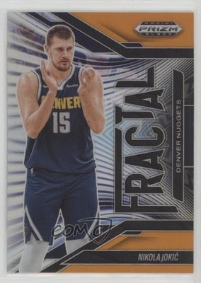 2024-25 Panini Prizm Black Fractal Orange Prizm 27/49 Nikola Jokic #5 z6j