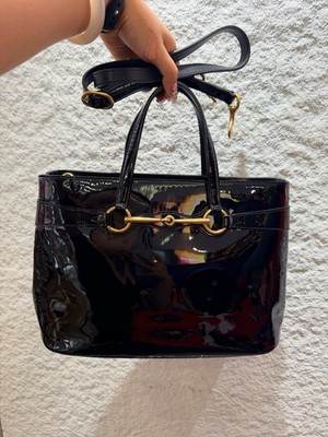 Gucci Pre-Owned Authentic Satchel Black 34*23 Free Tracked Shipping