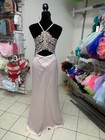 Sz 7 Pink Open Lace Back Prom Homecoming Pageant Evening Gown Formal Dress NWT — photo 3