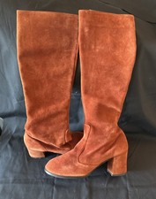 Vintage Suede Woman s Boots. Size 6.5 M. Made In Italy Excellent Condition