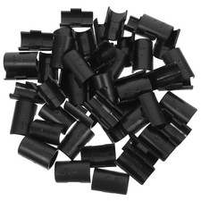 25 Sets Wire Shelf Brackets Clips for Wood Shelving Labels Dividers