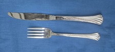ONEIDA SPRING GLEN 7 3/8" DINNER FORK  9" MODERN HOLLOW DINNER KNIFE STAINLESS