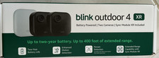 Blink Outdoor 4 XR Two Camera System w/Sync Module New Factory Sealed