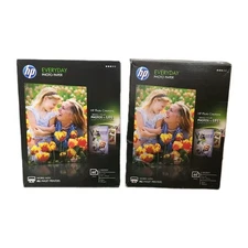 Glossy Photo Paper 5x7 HP - 60 sheets for Ink Jet Printers - 2 pks