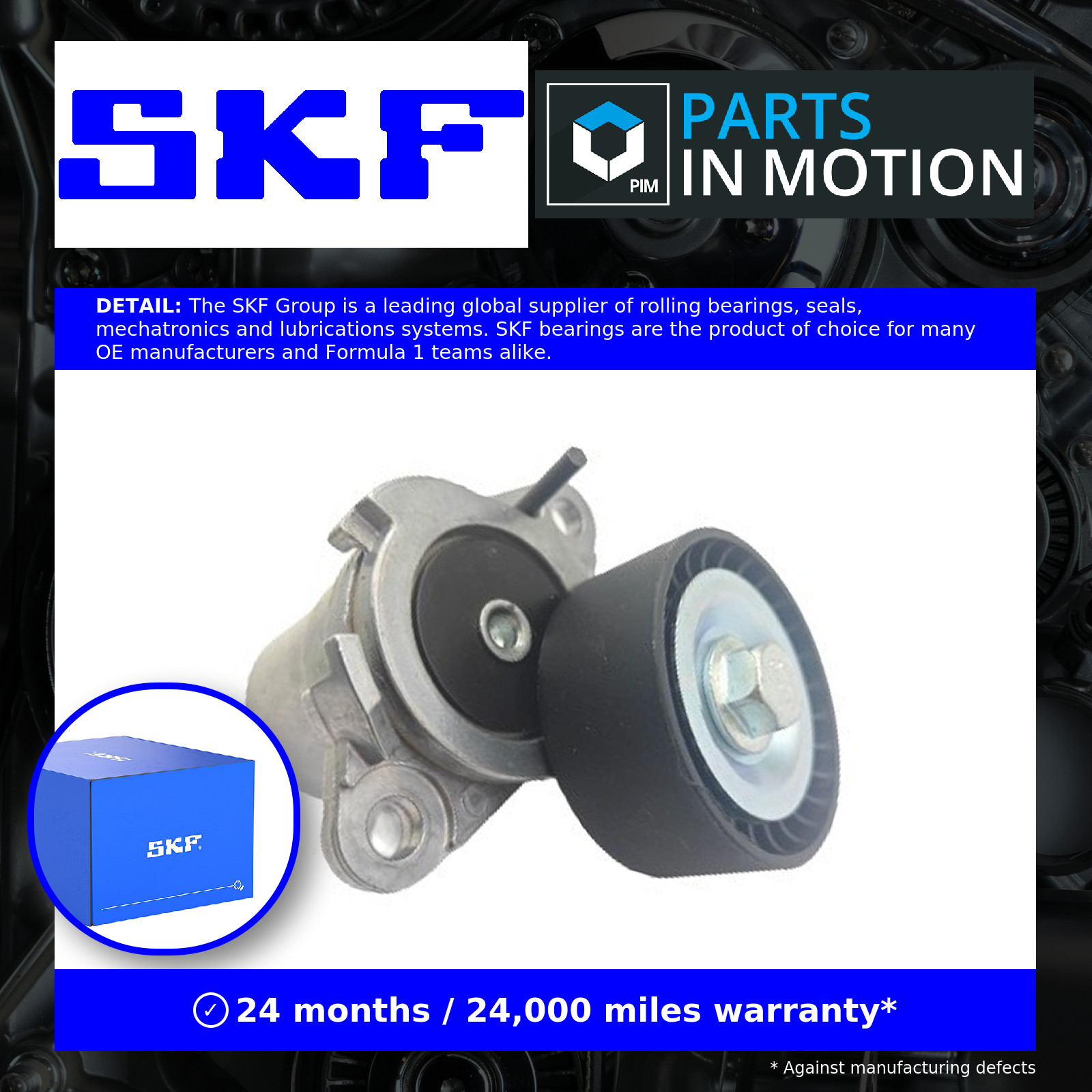 Aux Belt Tensioner VKM31160 SKF Drive V-Ribbed 06K903133A 06L903133D 06K903133AF - Image 23