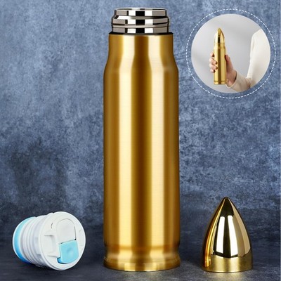 Thermoskanne Kaffeebecher Thermobecher Reiseflasche 500mL Edelstahl Tragbar