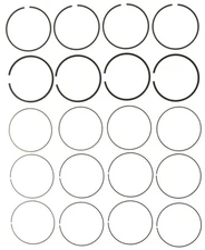 MAHLE 42086CP Engine Piston Ring Set For 04-09 Chrysler Dodge Neon PT Cruiser