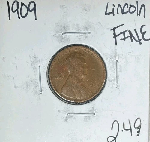 1909-P LINCOLN WHEAT CENT ~ FINE ~NICE COIN~