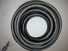 WindyNation 10 ft. 12/4 12-Gauge 4 Conductor 300-Volt Black SJOOW Cable Cord