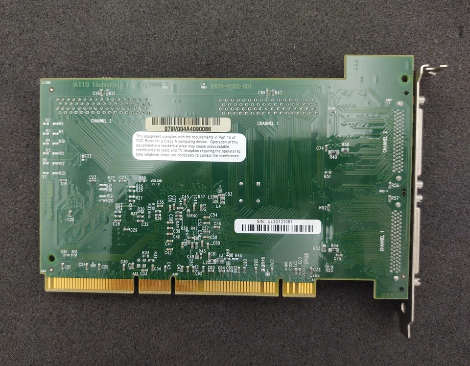 ATTO Technology 0079-PCBX-001 PCI Ultra 3 SCSI Card - FAST SHIPPING - Image 4 of 4