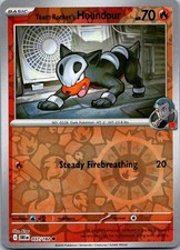 2025 Team Rocket's Houndour 037/182 Common Destined Rivals Pokemon Reverse Holo