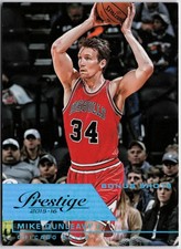 2015-16 Panini Prestige #69 Mike Dunleavy Jr. Bonus Shots Blue #/99