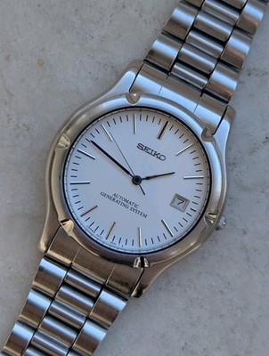 Seiko 5M22-8A80 Armbanduhr Automatic Generating System Vintage Uhr Herrenuhr AGS