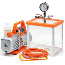 BACOENG Acrylic Vacuum Chamber with 3.5 CFM Pump, 1.5 Gallon