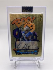 Wild Card 2025 Haunted Hits Gold Vinyl Omarion Hampton Rookie 1/1 Autograph