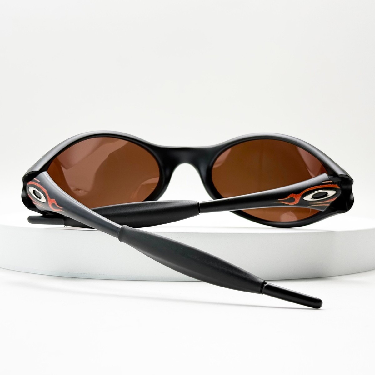 Oakley X Brain dead eye Jacket Black Frame Yellow Lens Y2K