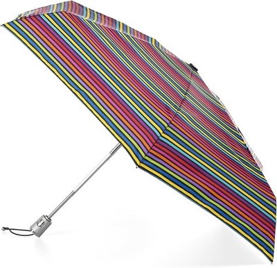 Totes Micro Mini Manual Umbrella, NeverWet technology, Purse Umbrella, Colorful