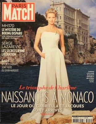 PARIS MATCH - 3422 - 2014 - Charlène de Monaco - Amy Purdy - L.Elkann - F.ardant