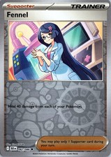 Fennel Reverse Holo 082/086 Uncommon SV: Black Bolt LP Pokemon Card