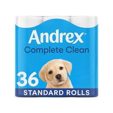 Image of Andrex Toilet Rolls x36 Classic Clean Fragrance-Free 2 Ply Toilet Paper