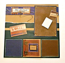 Perfect Journey Pre-Made Scrapbook Page 12x12 Project Idea Page Travel Vacation